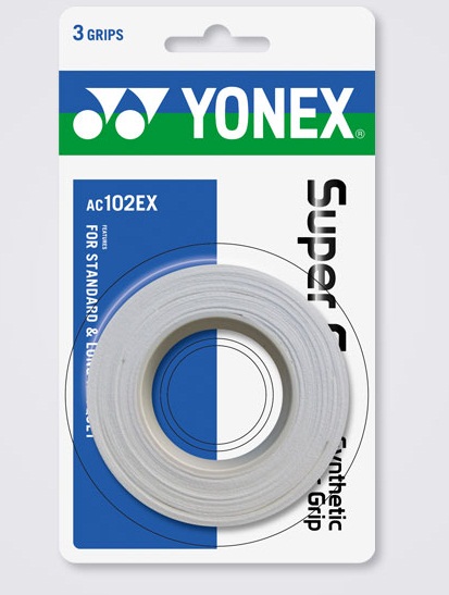 YONEX SUPER GRAP (paquete con 3),
De los overgrips mas populares, de excelente agarre y confort.
Muy recomendado !!