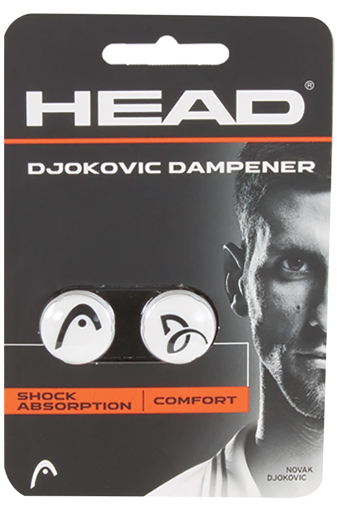HEAD ANTIVIBRA DJOKOVIC (Paquete con 2 pzas)
Utilizado por Nole !!, el cual por su tamaño permite ocupar el cruce de cuerdas permitiendo absorber las vibraciones emitidas.