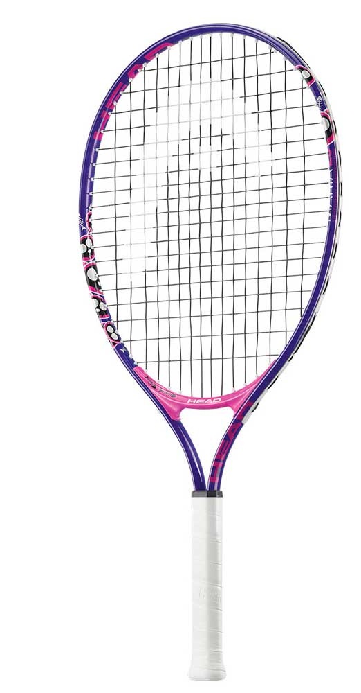 HEAD MARIA 23,
A los amantes de Maria Sharapova de 6-8 años les encantará aprender a jugar a tenis con esta raqueta Head. 
Peso: 190 gms.