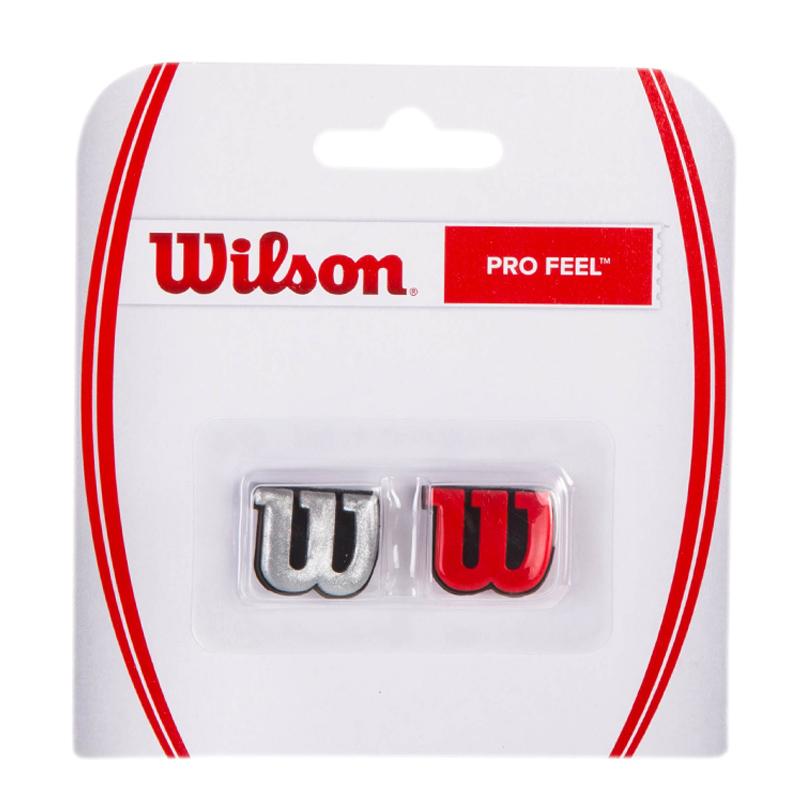 WILSON PRO FEEL ( 2 piezas),
El clasico antivibra de Wilson, el cual reduce las vibraciones emitidas en tu raqueta.