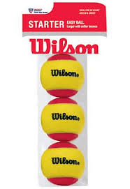 WILSON PUNTO ROJO (paquete con 3 pelotas)
Perfecta para la iniciación de los pequeños en el mucho del mini tennis. Ideal a partir de los 5 años. 