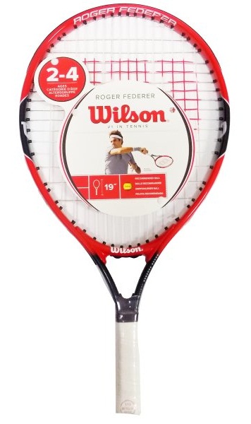 Wilson Federer Jr 19,
Esta raqueta ligera y manejable, es una excelente opción para los pequeños que inician con edad entre 2 a 4 años.
Precio: $ 735. pesos
